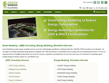 Tablet Screenshot of green-modeling.com